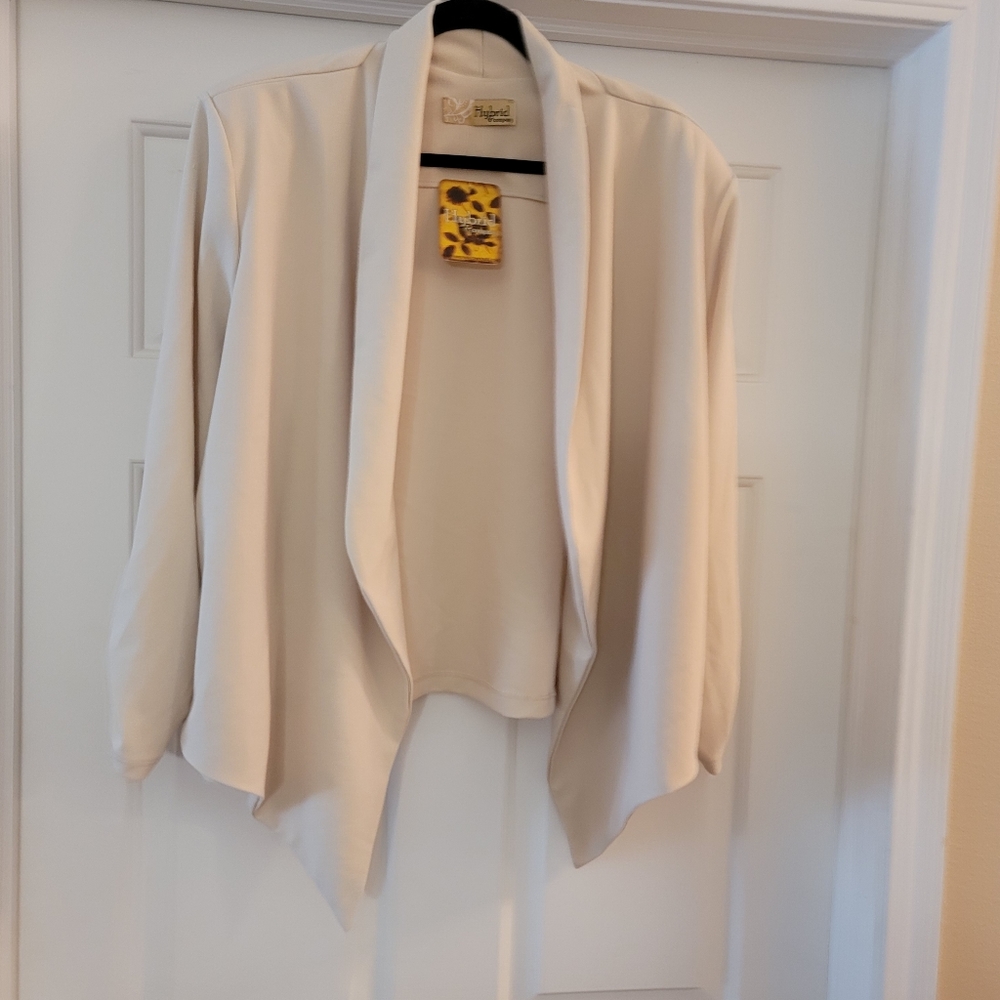 Stone casual work blazer